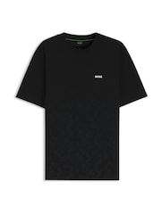 BOSS Black Regular-Fit Logo Tech T-Shirt - Image 1 of 1