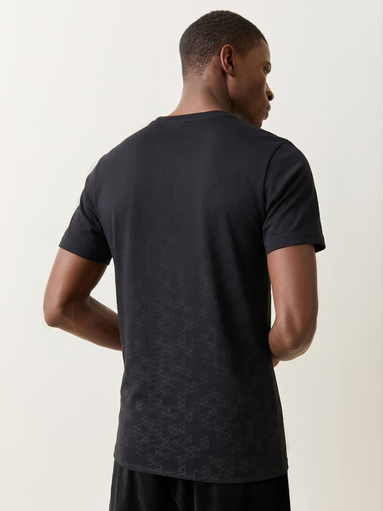 BOSS Black Regular-Fit Logo Tech T-Shirt - Image 2 of 5
