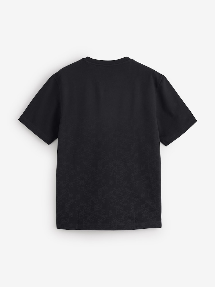 BOSS Black Regular-Fit Logo Tech T-Shirt - Image 5 of 5
