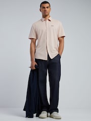 BOSS Orange Regular-Fit Short Sleeve Stretch Shirt - Image 2 of 5
