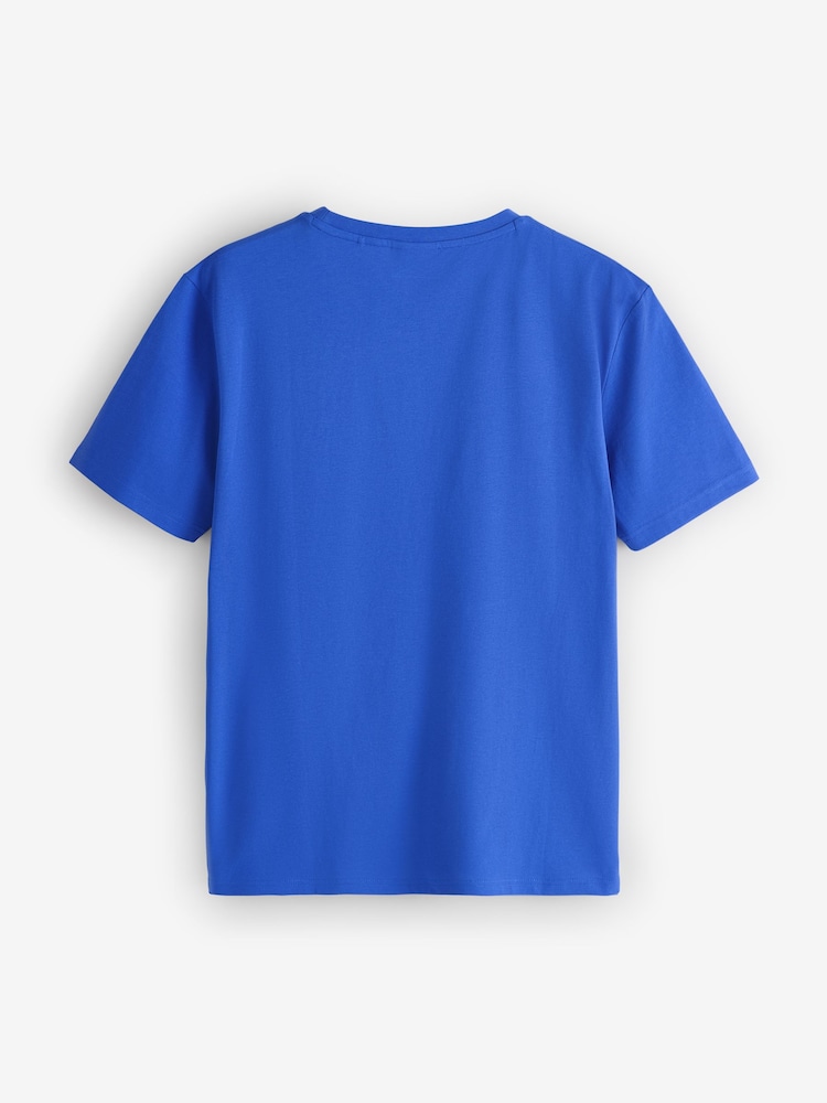 HUGO Blue Nesptee Regular Fit Logo T-Shirt - Image 2 of 2