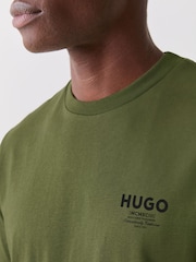 HUGO Green Nesptee Regular Fit Logo T-Shirt - Image 3 of 5