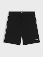 BOSS Blue Unqiue Regular-Fit Logo Shorts - Image 1 of 1