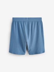 BOSS Slate Blue Unique Logo Shorts - Image 5 of 5