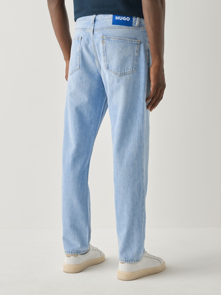 HUGO Blue Jonah Straight Fit Denim Jeans - Image 2 of 5 HUGO Blue Jonah Straight Fit Denim Jeans - Image 2 of 5