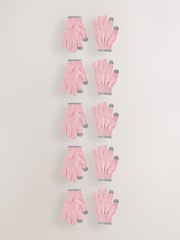 Pink Magic Gloves 5 Pack (3-16yrs) - Image 1 of 8