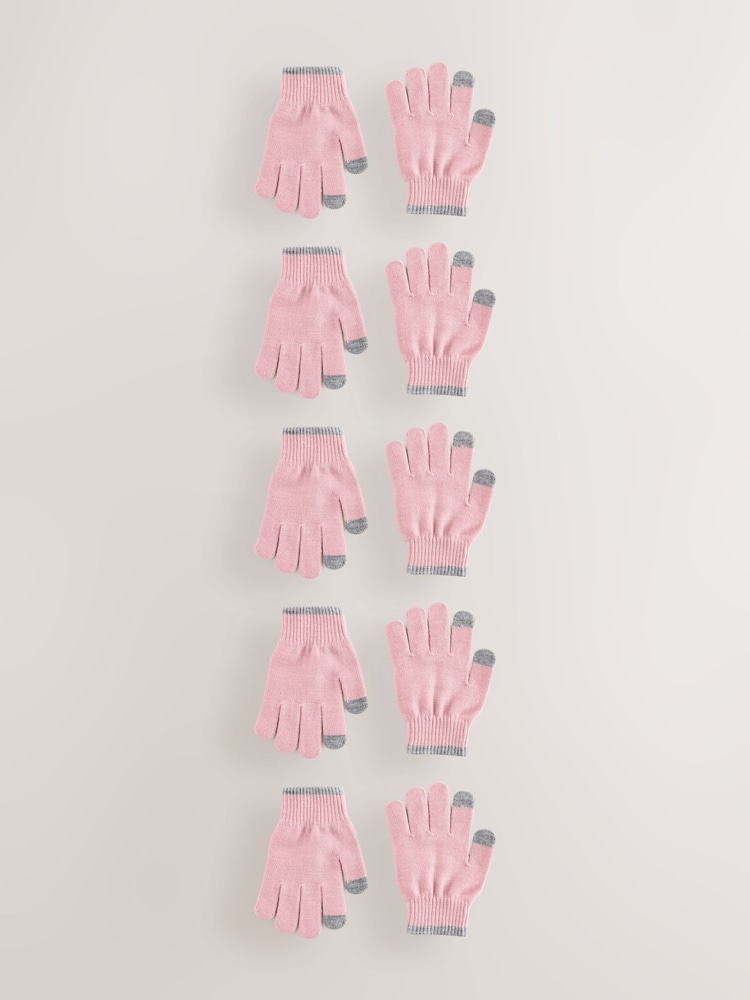 Pink Magic Gloves 5 Pack (3-16yrs) - Image 1 of 8