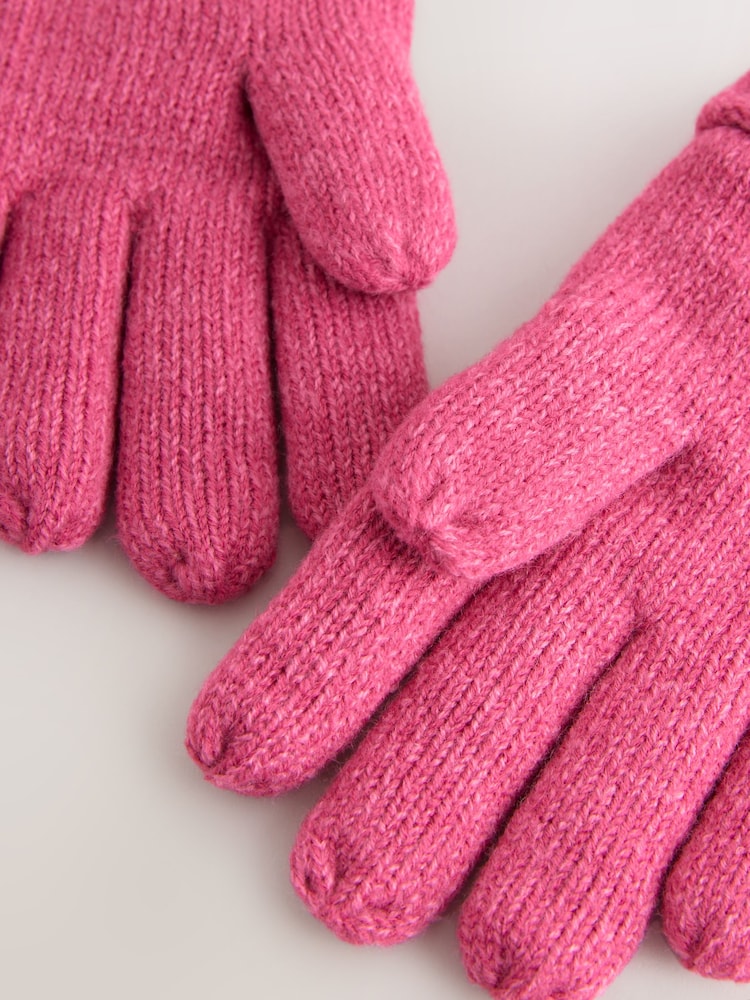Pink Thinsulate Gloves (3-13yrs) - Image 2 of 3 Pink Thinsulate Gloves (3-13yrs) - Image 2 of 3