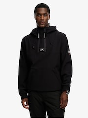 Superdry Black Freestyle Softshell Ski Hoodie - Image 1 of 6