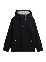 Superdry Black Freestyle Softshell Ski Hoodie - Image 5 of 6