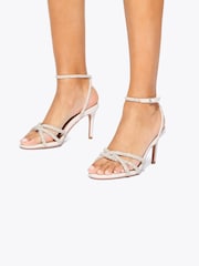 KG Kurt Geiger Cream Abra Heel Sandals - Image 1 of 5