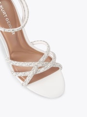 KG Kurt Geiger Cream Abra Heel Sandals - Image 4 of 5