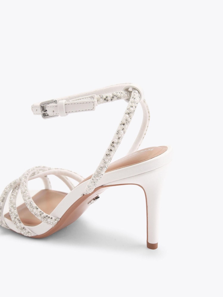 KG Kurt Geiger Cream Abra Heel Sandals - Image 5 of 5 KG Kurt Geiger Cream Abra Heel Sandals - Image 5 of 5
