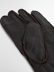 Braun - Barbour® Utility Handschuhe aus Leder - Bild 2 von 3