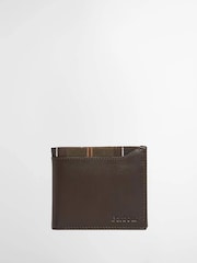 Barbour® Brodick Leather/Tartan Billfold Wallet - Obraz 2 z 5