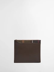 Barbour® Brodick Leather/Tartan Billfold Wallet - Obraz 3 z 5