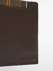 Barbour® Brodick Leather/Tartan Billfold Wallet - Obraz 5 z 5