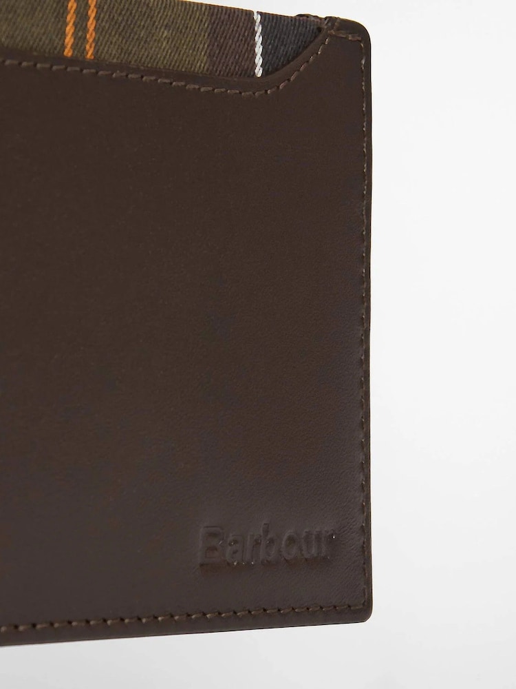 Barbour® Brodick Leather/Tartan Billfold Wallet - Obraz 5 z 5 Barbour® Brodick Leather/Tartan Billfold Wallet - Obraz 5 z 5