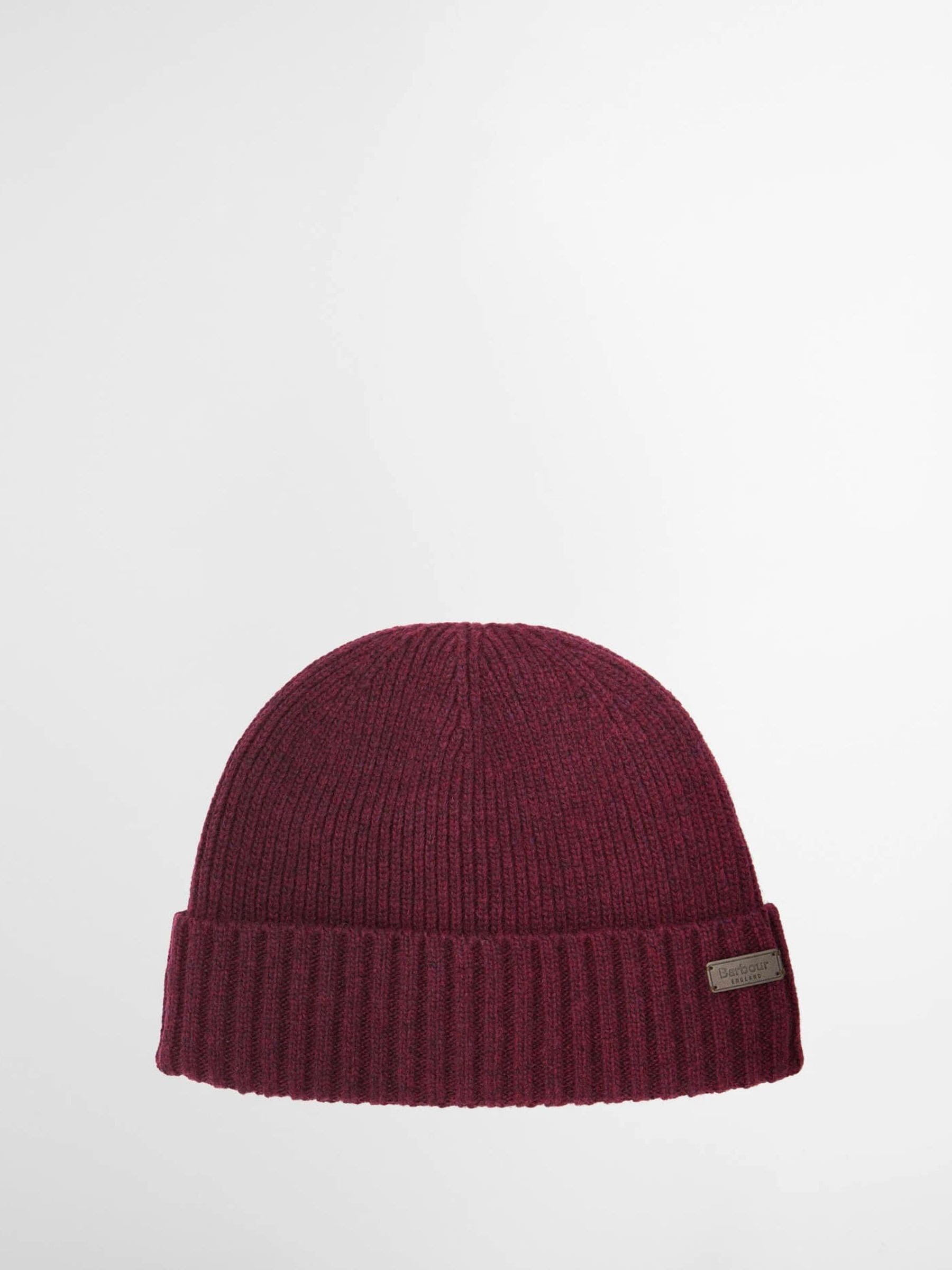 Barbour Carlton Wool Mix Beanie - Bordeaux - Image 2