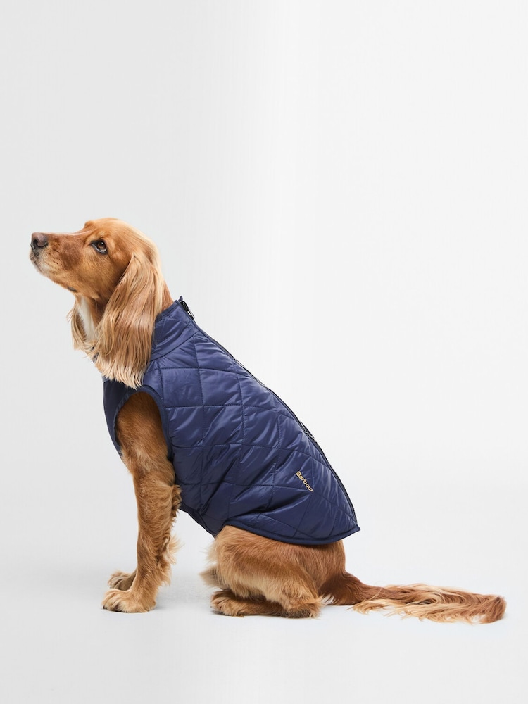 Barbour® Blue Field Reversible Dog Coat - Image 1 of 5 Barbour® Blue Field Reversible Dog Coat - Image 1 of 5