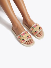 Carvela Sorrento Embroidery Slide Sandals - Bild 5 von 5