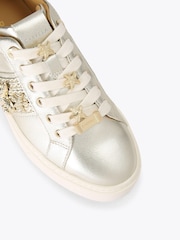 Carvela Gold Marina Trainers - Image 3 of 4