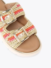 Carvela Comfort Pink Pavilion Crochet Sandals - Attēls 3 no 4