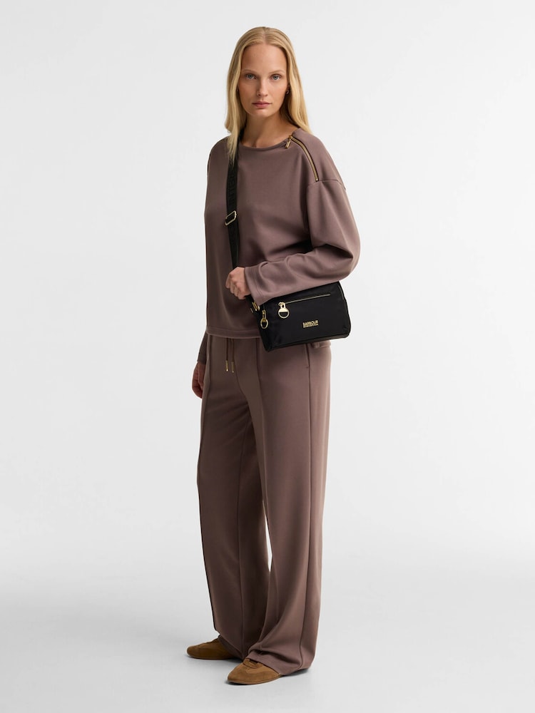 Barbour® International Black Qualify Slim Cross-Body Bag - Image 2 of 3