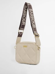 Barbour® International White Soft Quilt Sloan Cross-Body Bag - Image 4 of 6