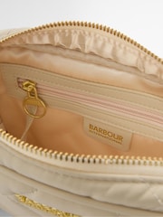 Barbour® International White Soft Quilt Sloan Cross-Body Bag - Image 5 of 6