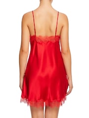 Sainted Sisters Silk Red Basic Chemise - Image 4 of 4