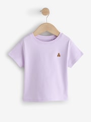 Różowy i fioletowy - Gap 3 Pack Short Sleeve Crew Neck T-Shirt (6mths-5yrs) (6mths-5yrs) - Obraz 2 z 8