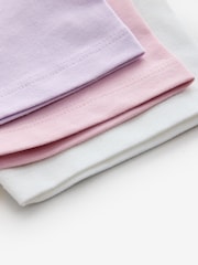 Różowy i fioletowy - Gap 3 Pack Short Sleeve Crew Neck T-Shirt (6mths-5yrs) (6mths-5yrs) - Obraz 7 z 8