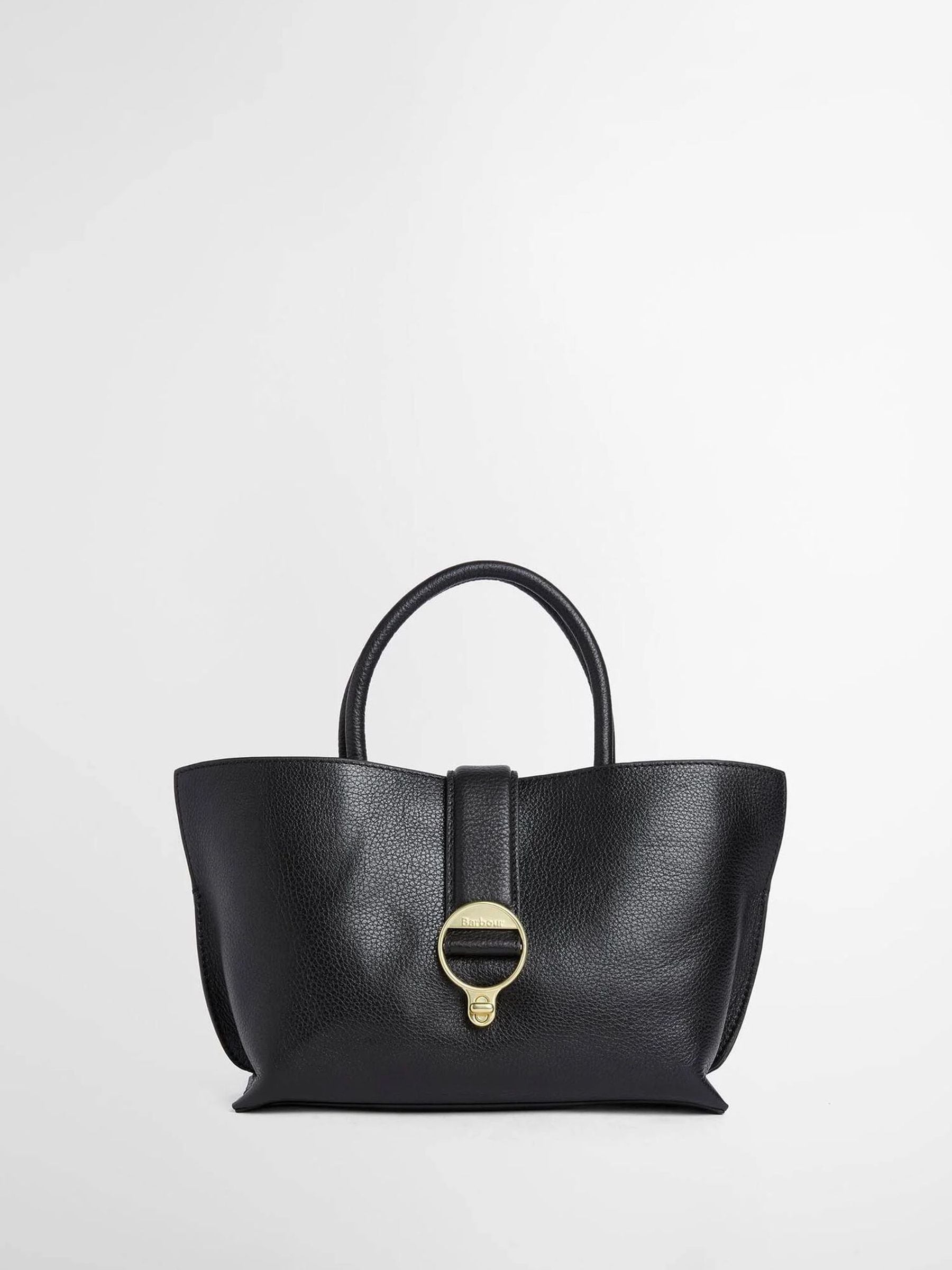 Barbour Women's Alder Leather Tote Bag - Black - Image 2