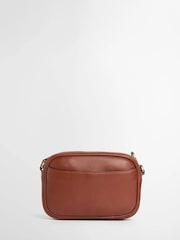 Barbour® Brown Daphne Mini Leather Cross-Body Bag - Image 2 of 6