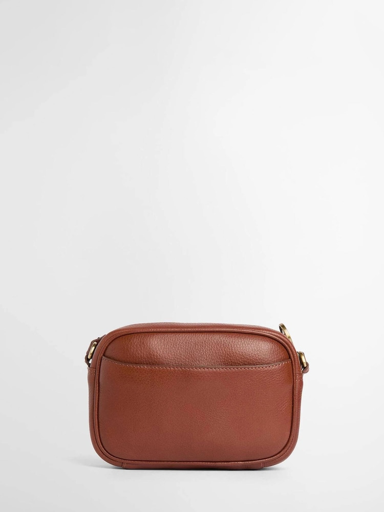 Barbour® Brown Daphne Mini Leather Cross-Body Bag - Image 2 of 6 Barbour® Brown Daphne Mini Leather Cross-Body Bag - Image 2 of 6