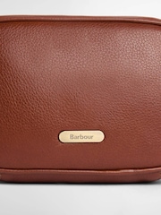 Barbour® Brown Daphne Mini Leather Cross-Body Bag - Image 4 of 6