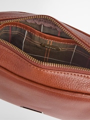 Barbour® Brown Daphne Mini Leather Cross-Body Bag - Image 5 of 6