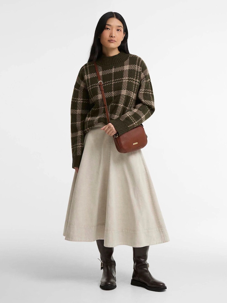 Barbour® Brown Daphne Mini Leather Cross-Body Bag - Image 6 of 6 Barbour® Brown Daphne Mini Leather Cross-Body Bag - Image 6 of 6