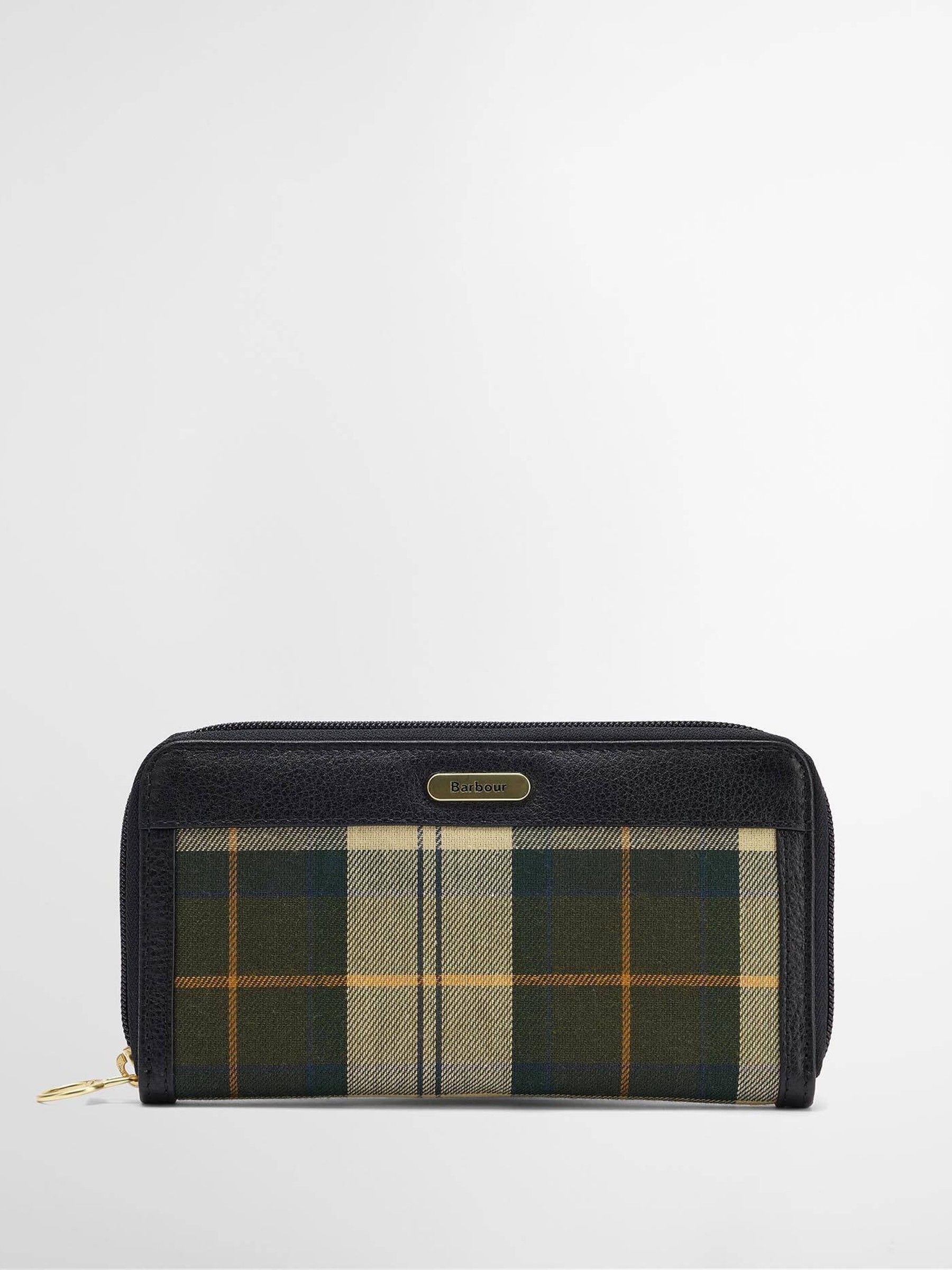 Barbour Women's Daphne Tartan Leather Zip-Around Purse - Ancient Tartan - Image 2
