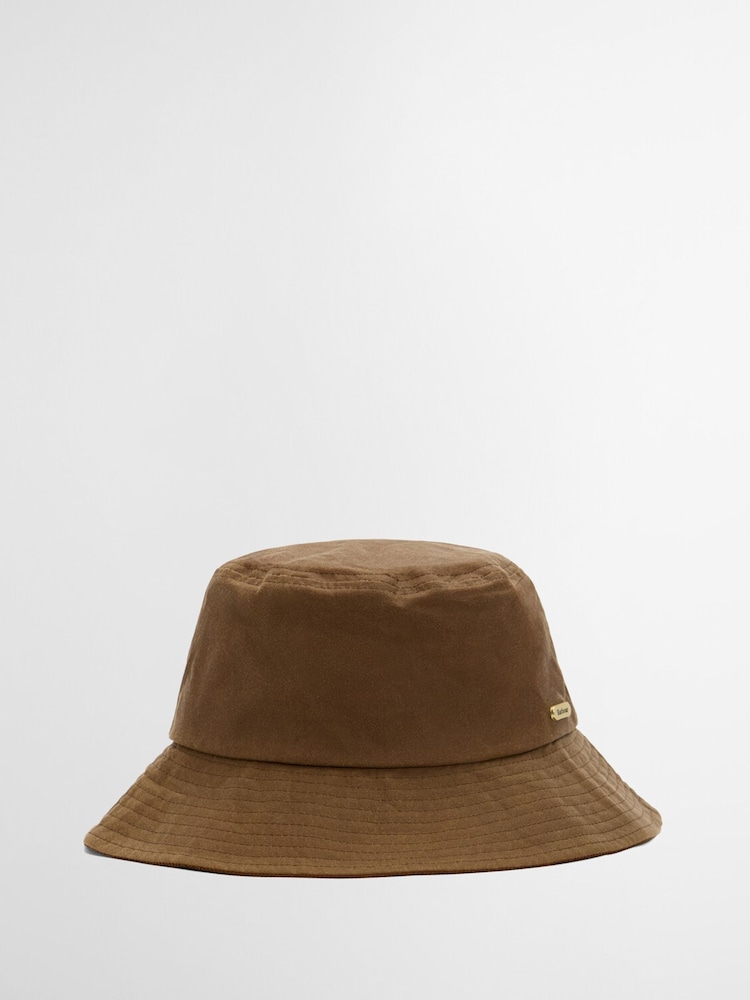 Barbour® Brown Delilah Bucket Hat - Image 1 of 4 Barbour® Brown Delilah Bucket Hat - Image 1 of 4