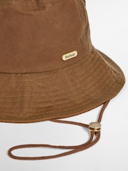 Barbour® Brown Delilah Bucket Hat - Image 3 of 4
