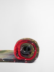 Barbour® Red Serena Tartan Scarf - Image 4 of 5
