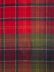 Barbour® Red Serena Tartan Scarf - Image 5 of 5