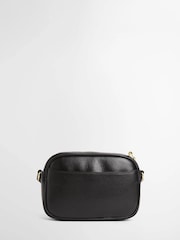 Barbour® Black Daphne Mini Leather Cross-Body Bag - Image 2 of 6