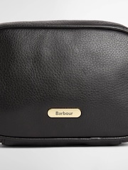 Barbour® Black Daphne Mini Leather Cross-Body Bag - Image 4 of 6