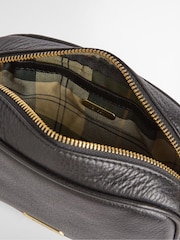 Barbour® Black Daphne Mini Leather Cross-Body Bag - Image 5 of 6