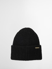 Barbour® Black Meryl Beanie Hat - Image 1 of 4