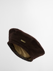 Barbour® Brown Overton Beret Hat - Image 1 of 4