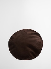 Barbour® Brown Overton Beret Hat - Image 3 of 4